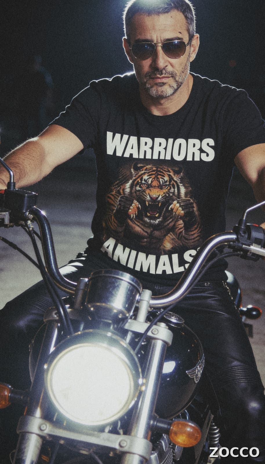 Warriors Animals koszulka czarna